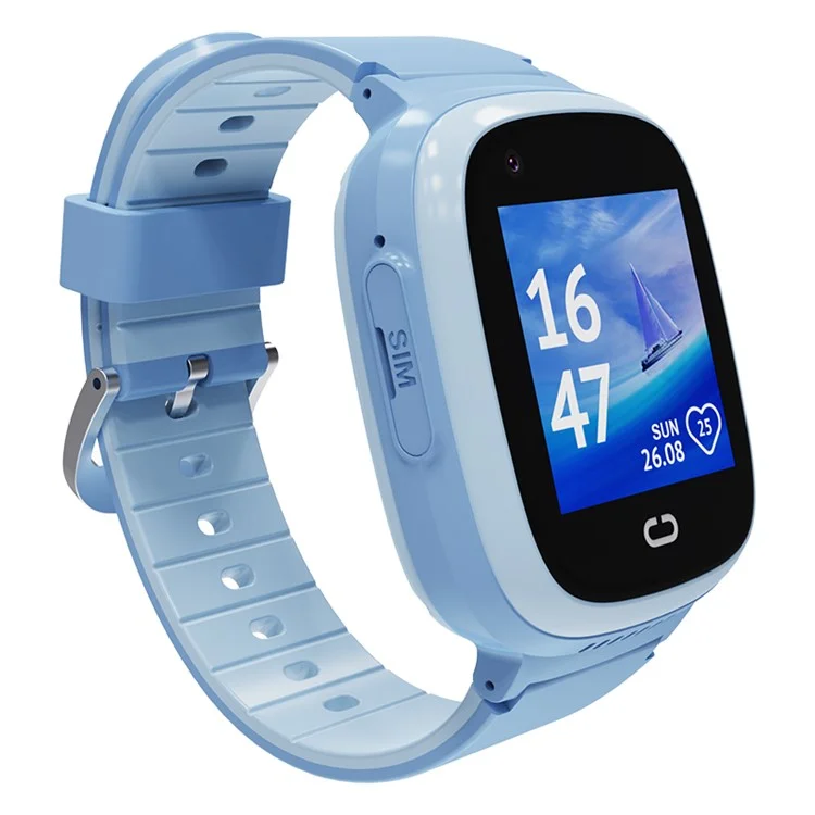 LT30 Children's Watch 4G Waterproof Design GPS Location Smart Multifunction Smart Watch Band for Boys and Girls - Blue