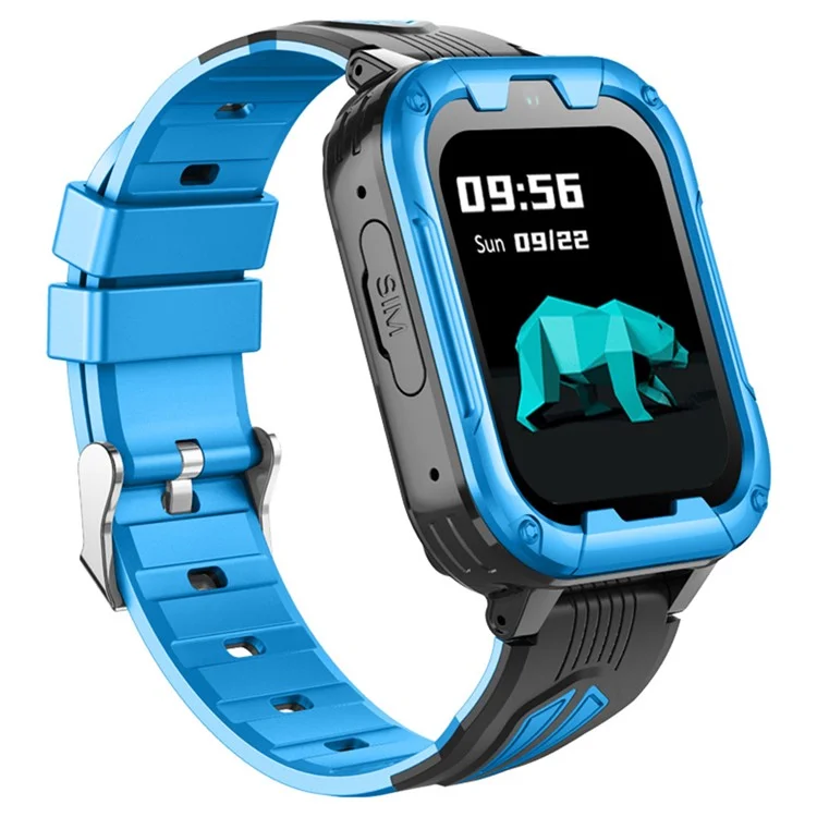 D39B Android 8.1 1+8G Children GPS Tracker Watch Kids Smart Watch Phone Support SOS, Video Call - Blue