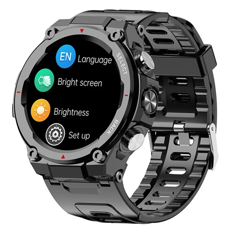 PGD446 1.28-inch Bluetooth Calling Smart Watch Hea...