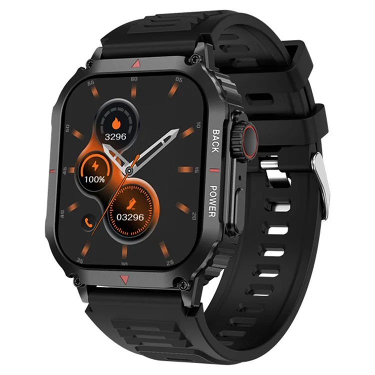 DK66 1.95-inch Multiple Sport Modes Smart Watch Bl...