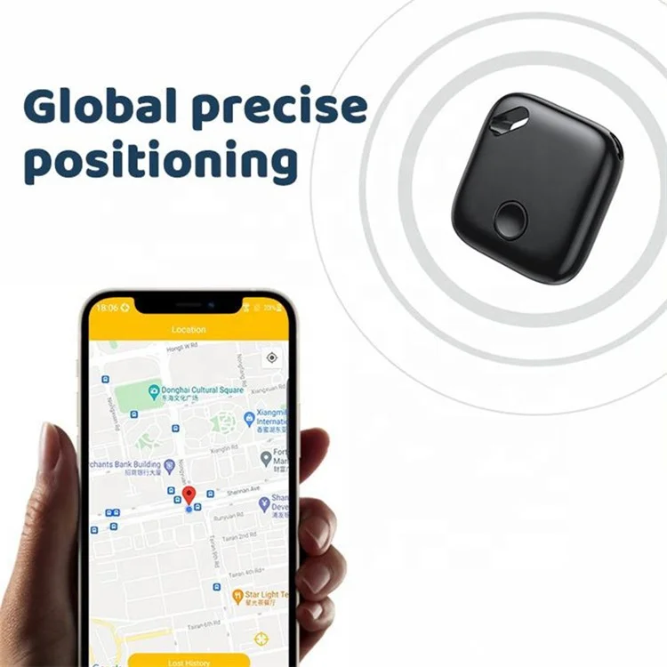 F1 Car Positioning Luggage Tracker Smart Finder for Key, Backpack, Wallet, Pets Compatible with Apple Find My - Black