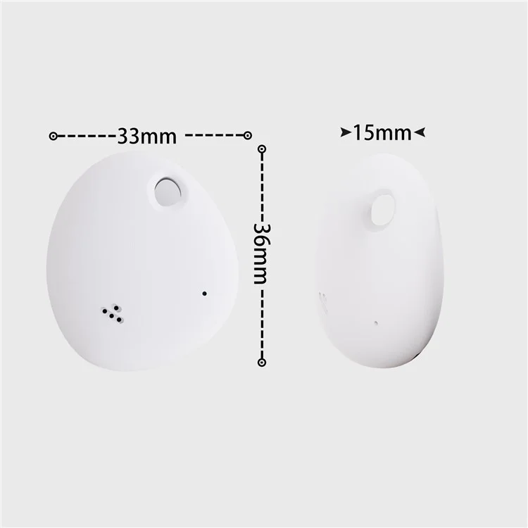 GS-201 Find My Network Wireless Pet Kids Key Finder iOS Devices Smart Tracking Locator - Black