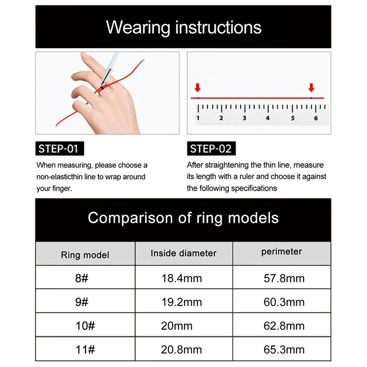 S1 Heart Rate Blood Oxygen Sleep Monitoring Ring Outdoor Sport Smart Finger Ring, Magnetic Cable Charging - Black / Size 8